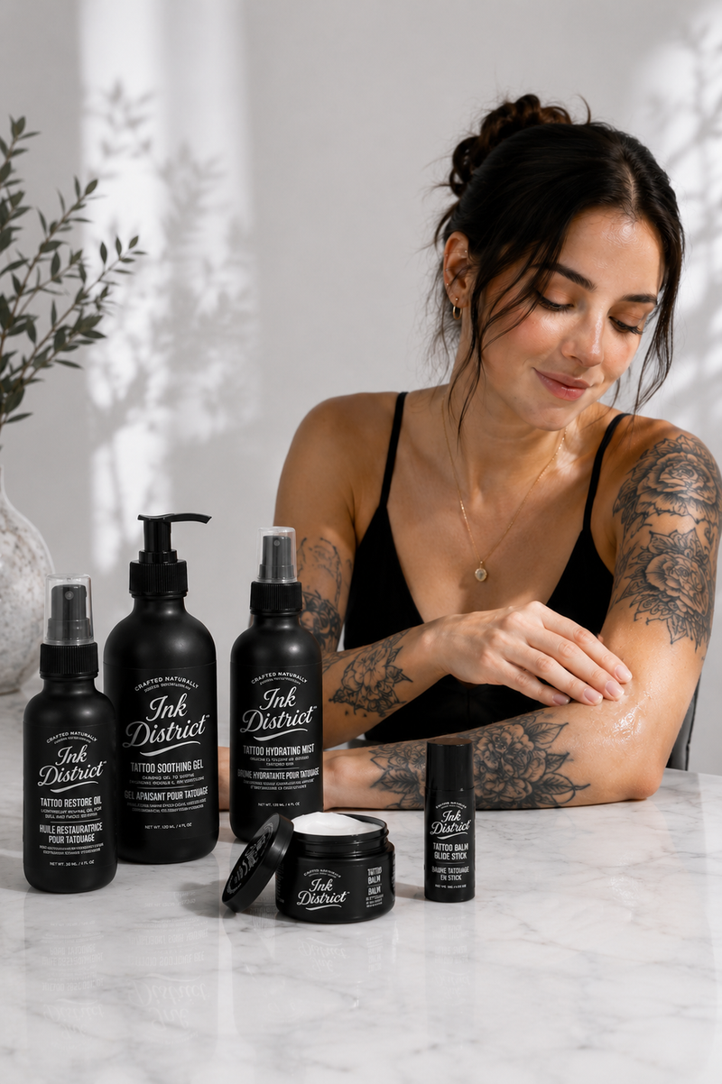 Tattoo aftercare ritual